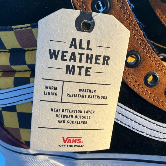 Van's All-weather MTE / HeiQ Hi Men's 10 NWT - Picture 2 of 9
